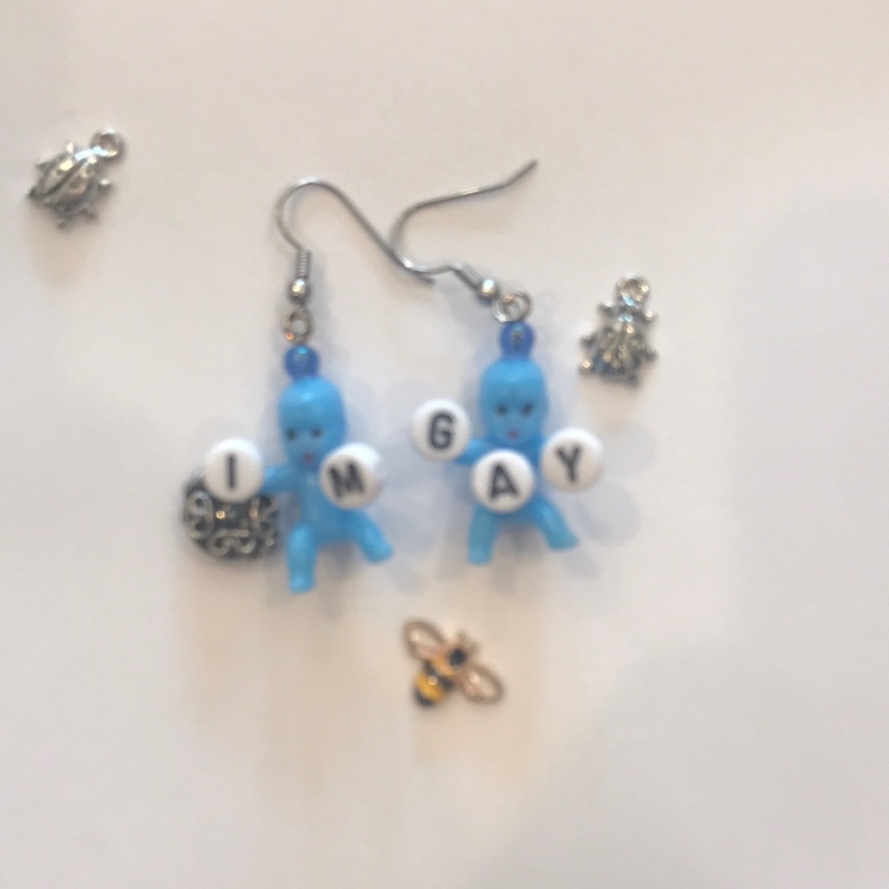 Handmade baby earrings